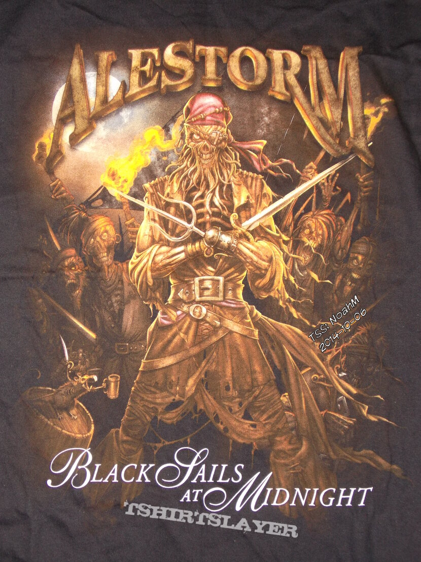 Alestorm Black Sails at Midnight album shirt