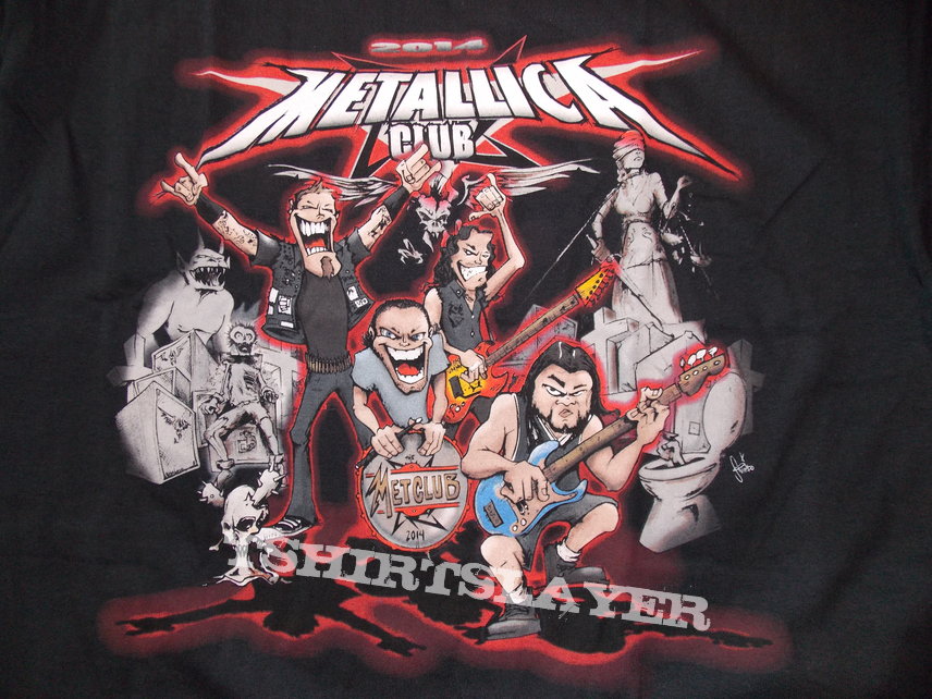 Metallica MetClub t-shirt 2014 | TShirtSlayer TShirt and BattleJacket  Gallery