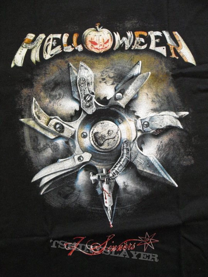 Helloween 7 Sinners World Tour shirt