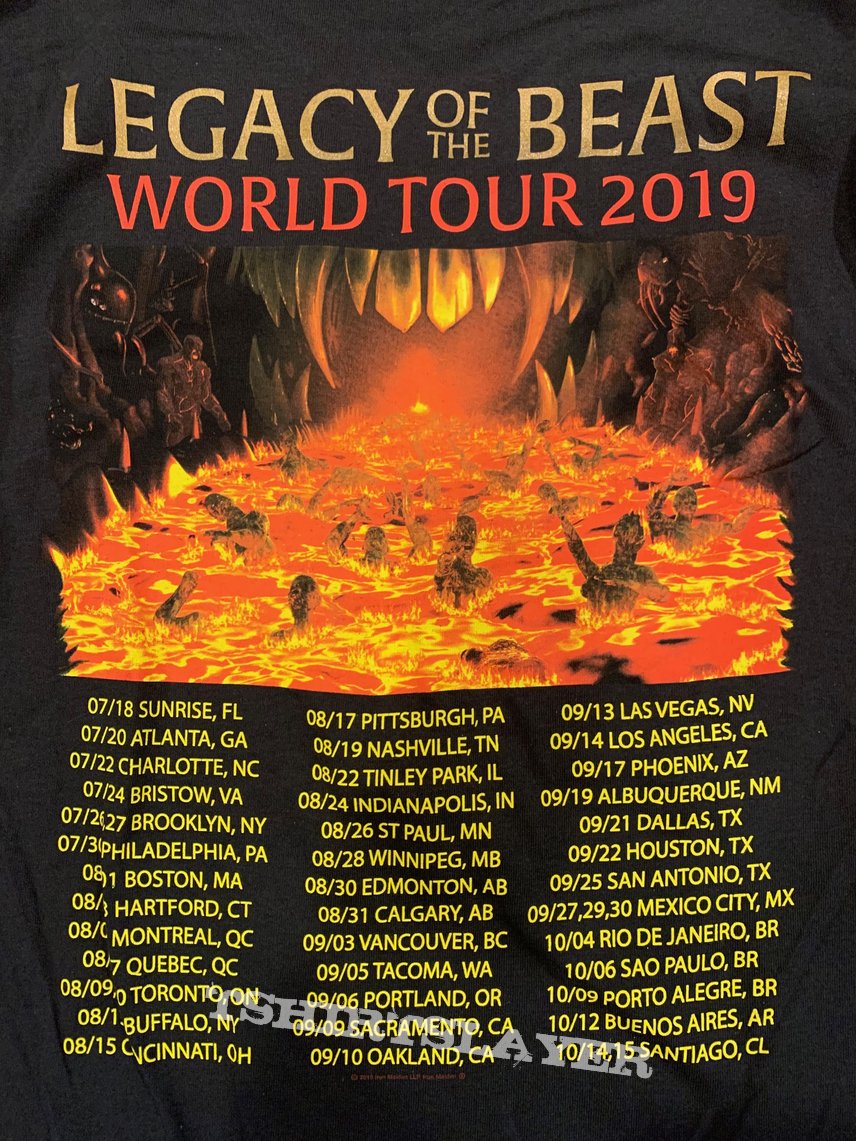 Iron Maiden North America Legacy Tour 2019