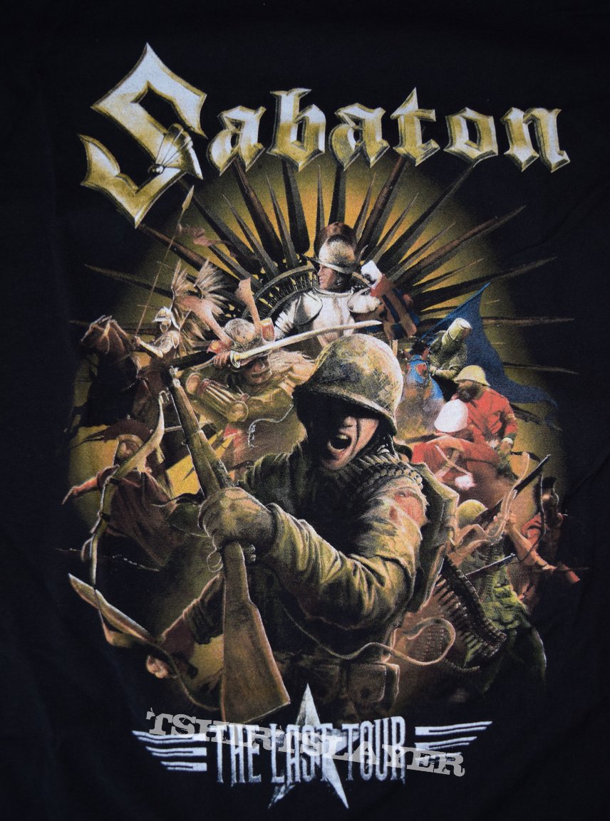 Sabaton Last Tour US shirt 2018