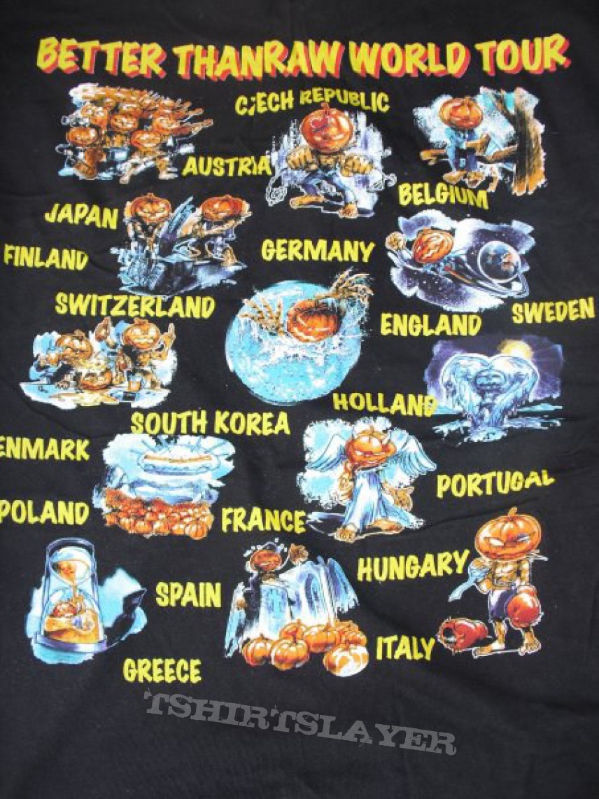 Helloween I Can Better than Raw tour shirt 1997 countries