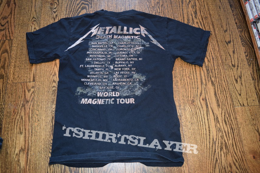 Metallica Death Magnetic Tour shirt Dated Size S 2008 | TShirtSlayer TShirt  and BattleJacket Gallery