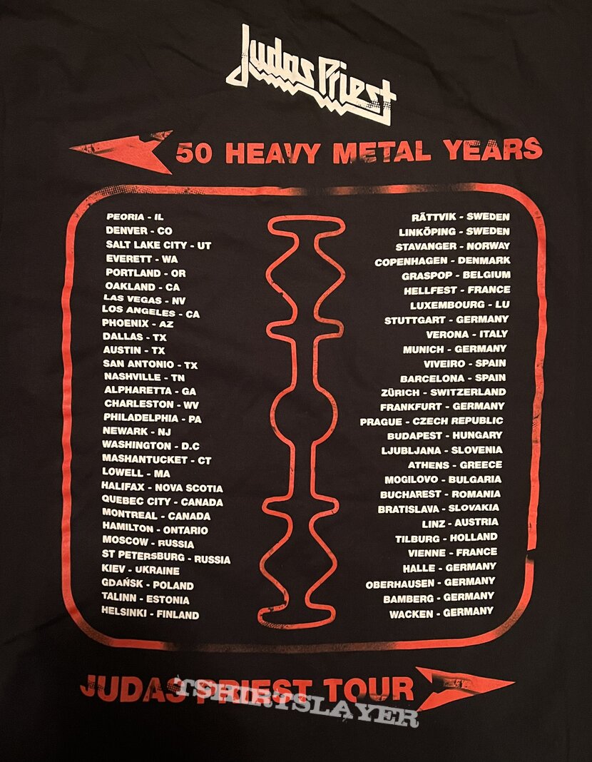 Judas Priest 50 Heavy Metal Years tour 2022