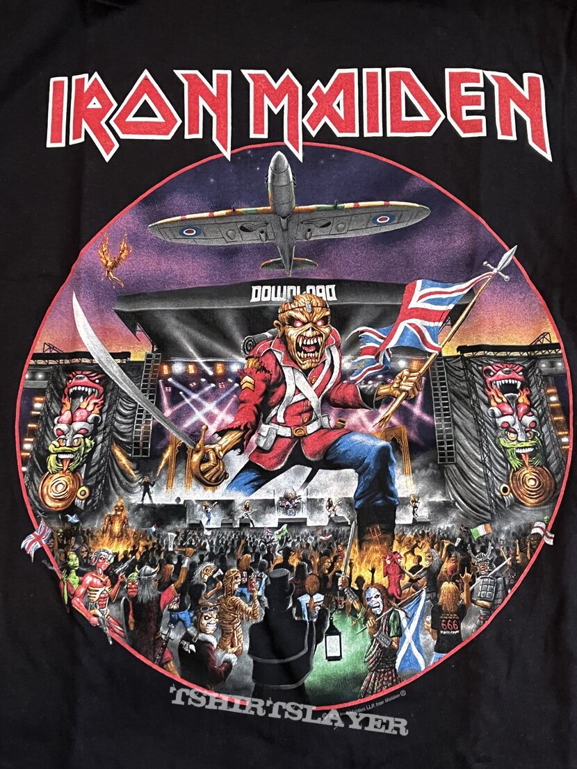 Iron Maiden Download tour shirt 2022