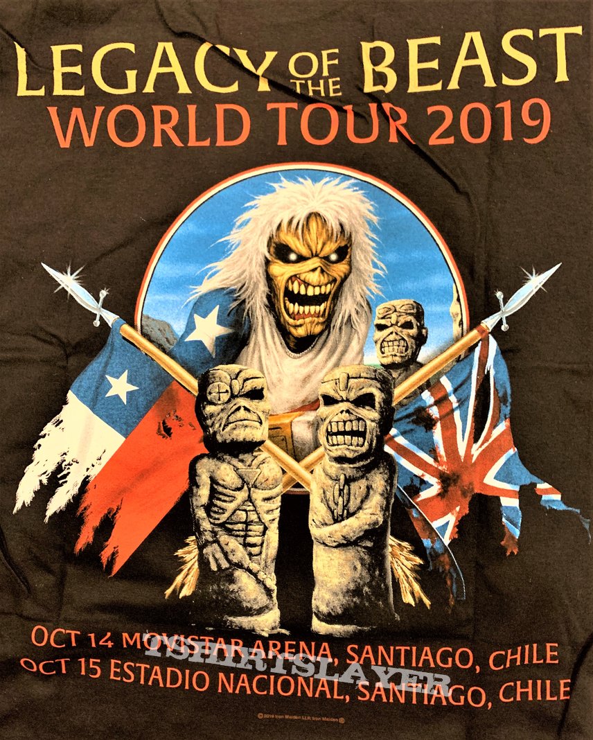 Iron Maiden Chile Event Shirt 2019