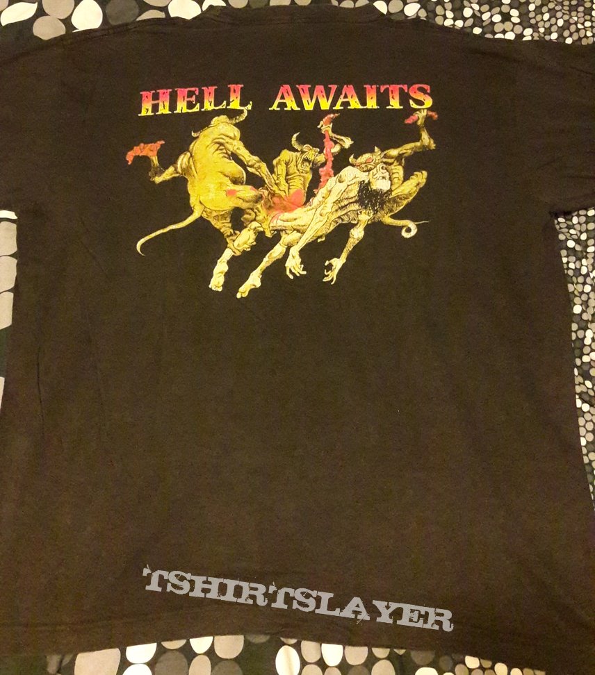 Slayer Hell Awaits Shirt 1991