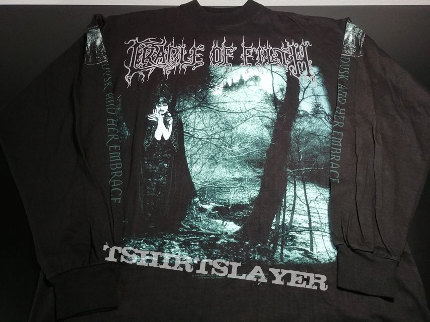 Cradle of filth dusk and her embrace long sleeve . 1996 . xl . deadstock . mint