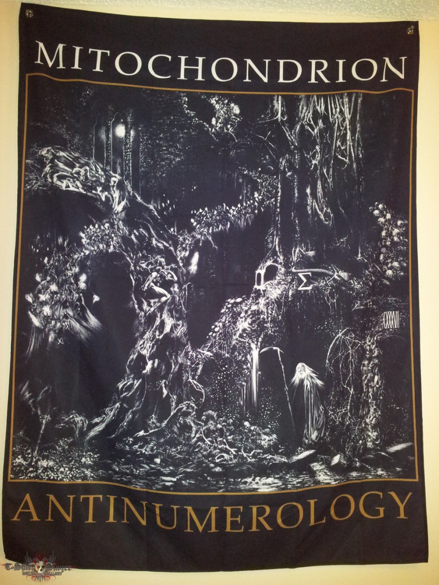 Mitochondrion &quot;Antinumerology&quot; poster flag