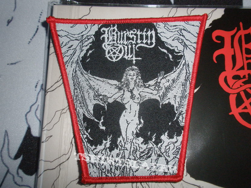 Burstin Out-Outburst of Blasphemy LP with patch, posterflag