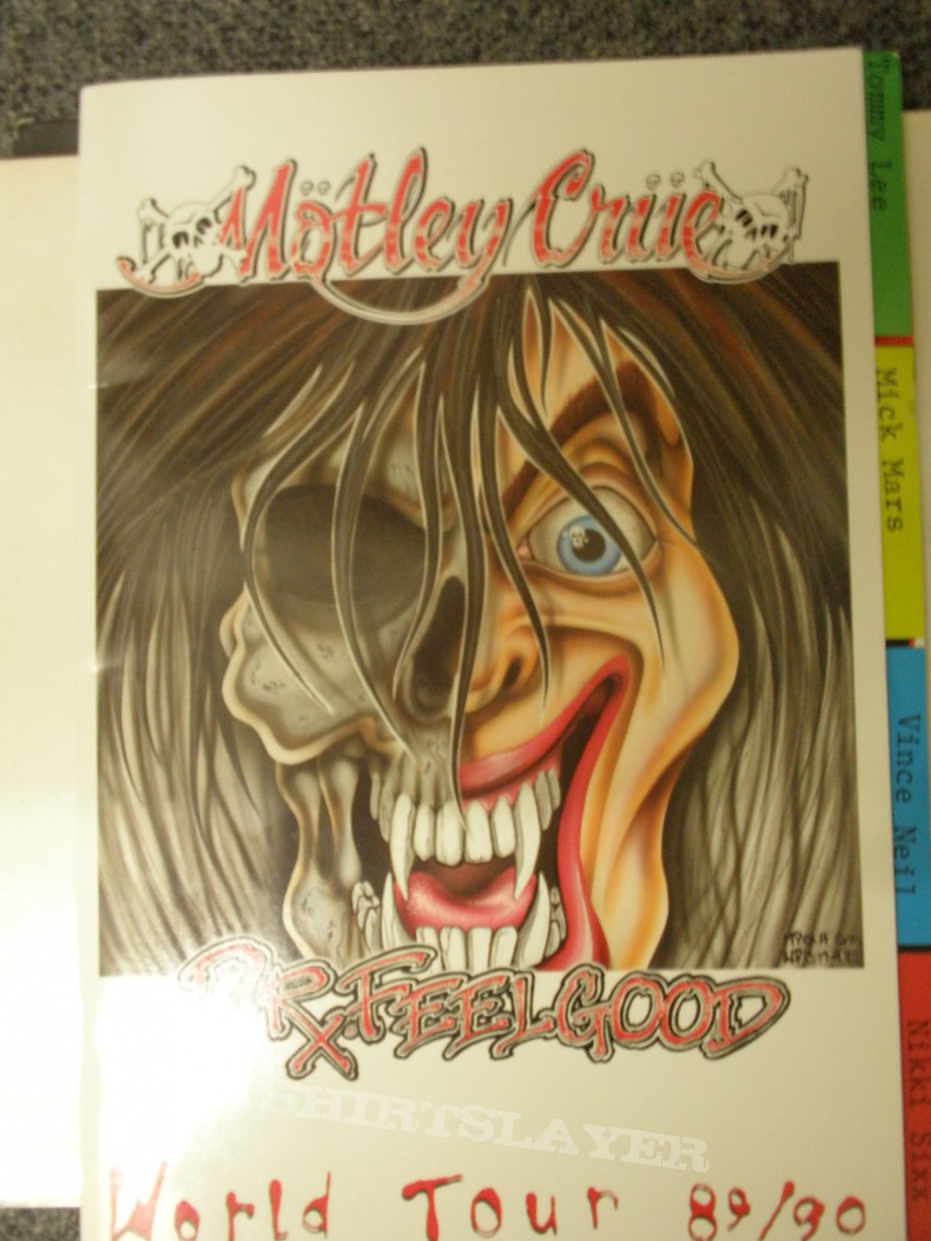 Mötley Crüe Motley Crue-Dr. Feelgood tourbook