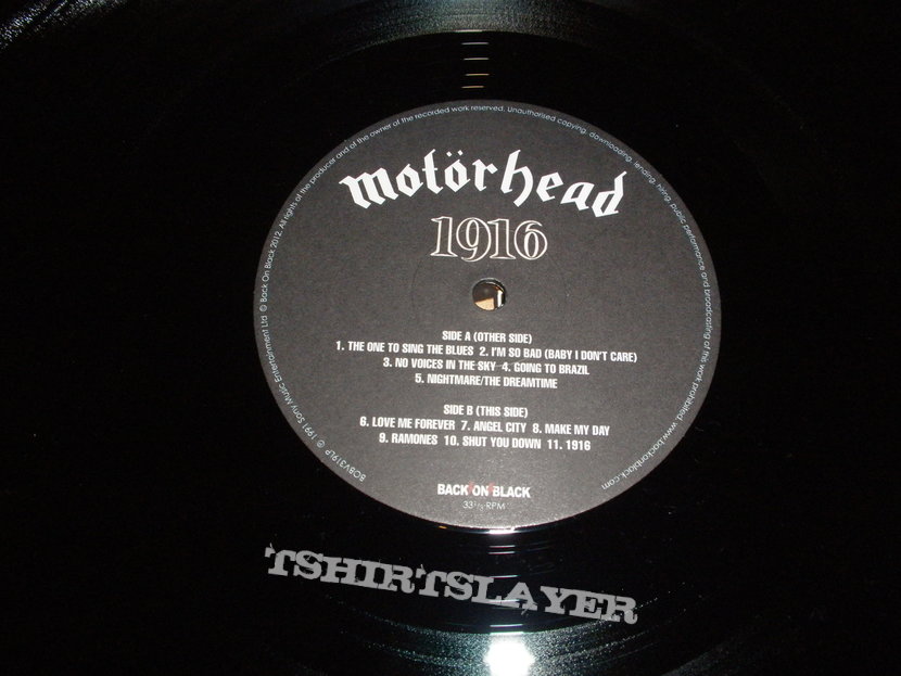 Motörhead Motorhead- 1916 vinyl