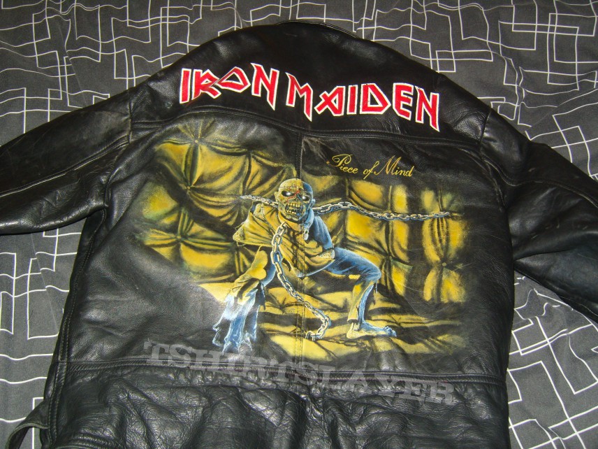 Iron Maiden : Piece of Mind Leather Jacket 