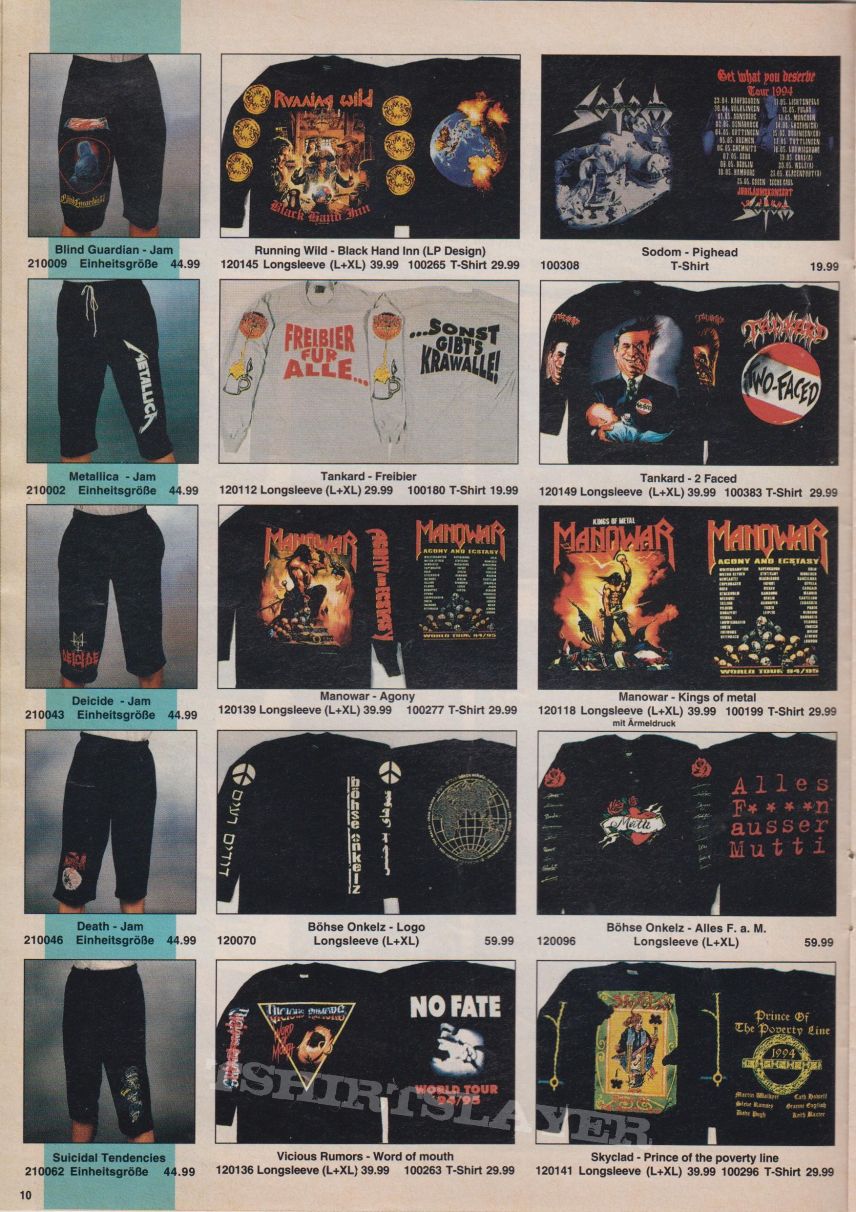 Riot EMP catalogue 1994/8