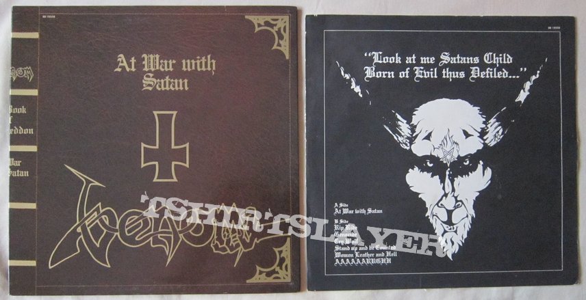 VENOM At war with satan French press LP 1984