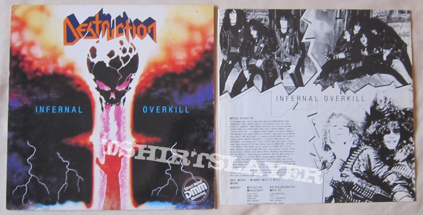 DESTRUCTION - Infernal overkill US press vinyl