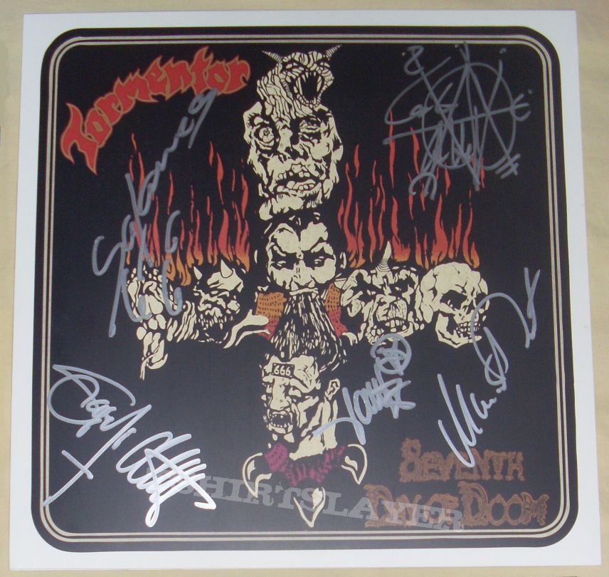 Signed TORMENTOR vinyls!