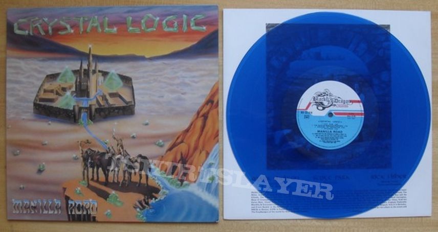 MANILLA ROAD crystal logic blue vinyl!