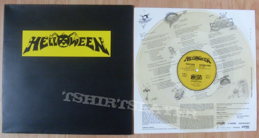 HELLOWEEN dr stein gimmick sleeve clear vinyl