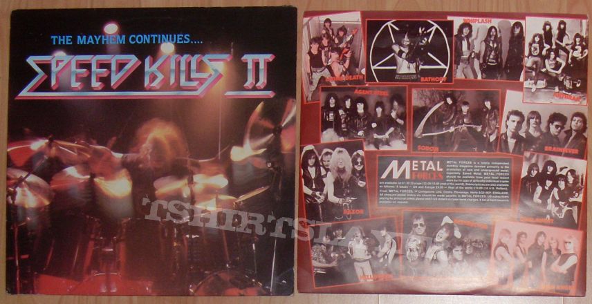 Bathory SPEEDKILLS II. Great VA vinyl 1986