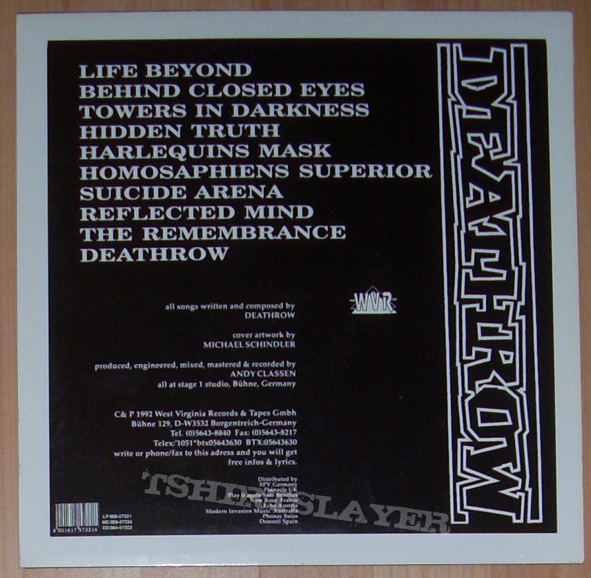 DEATHROW life beyond original LP 1992