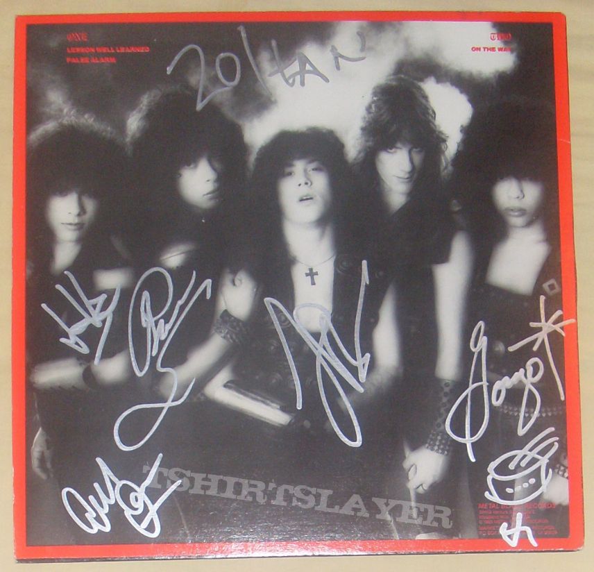 ARMORED SAINT first EP US heavy metal 1983! Signed by four member!