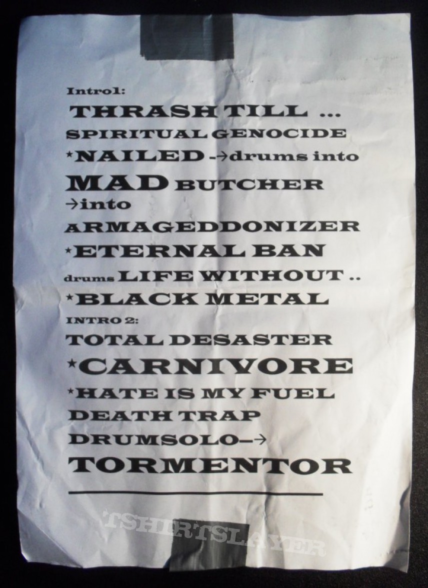 Grave Digger Setlist collection