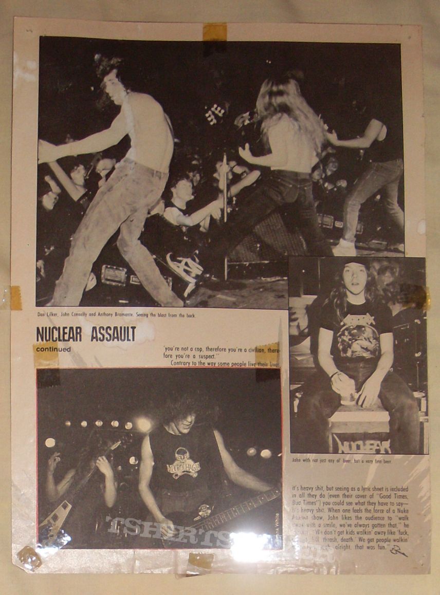 NUCLEAR ASSAULT rare posters!