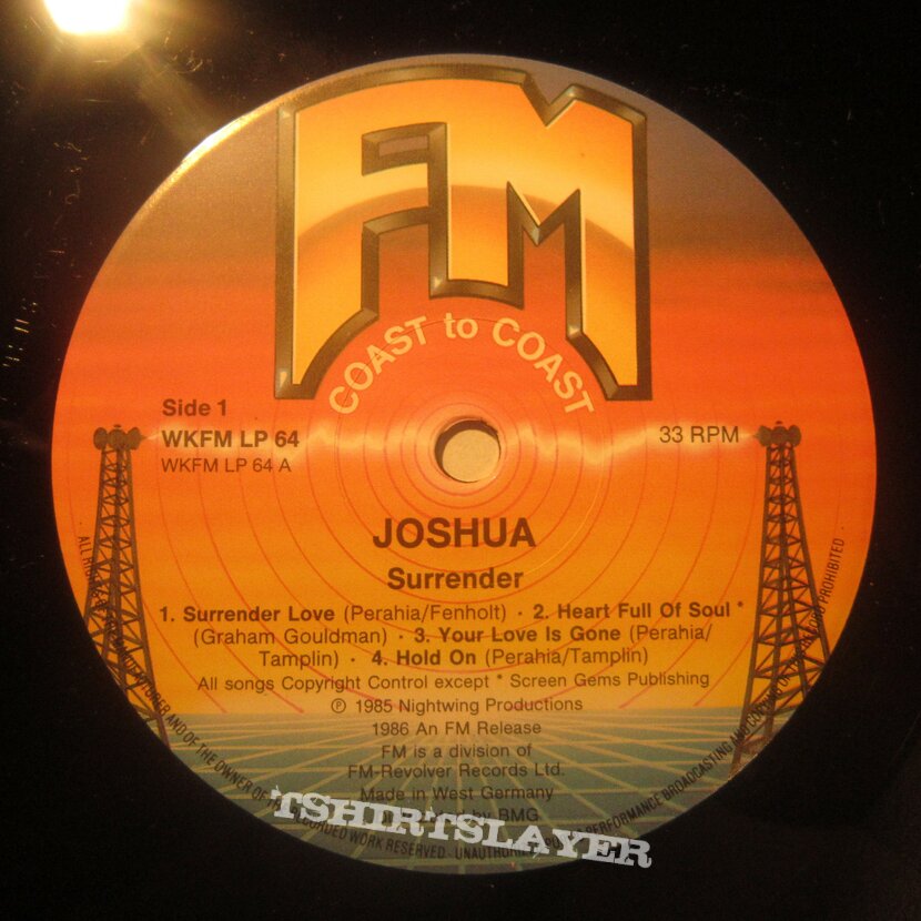 Joshua - Surrender LP 1986