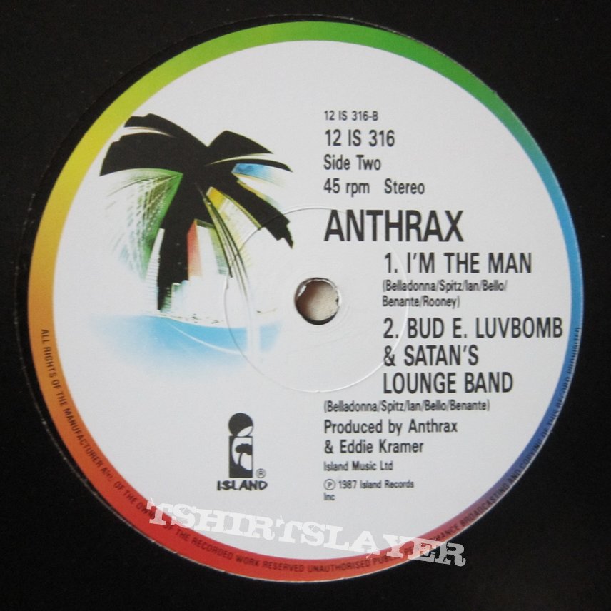 Anthrax - I Am The Law single posterbag