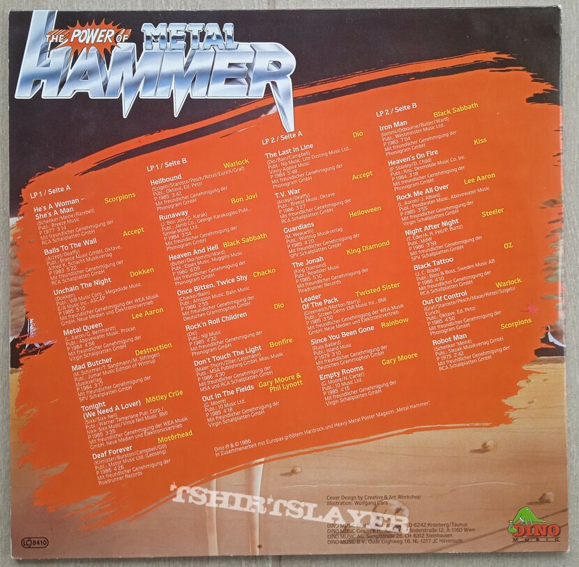 Scorpions The Power Of Metal Hammer LP 1986 Scorpions The Power Of Metal Hammer LP 1986