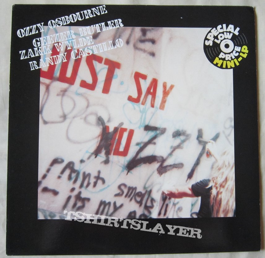Ozzy Osbourne - Just say Ozzy - Greek press LP