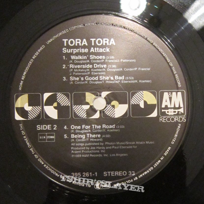 Tora Tora - Surprise Attack LP 1989