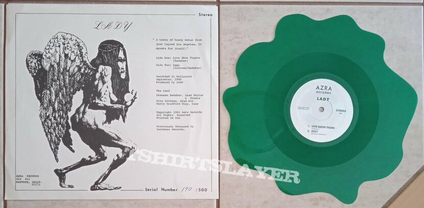 Lady - Live Show Tigers - Shaped Green Vinyl - 1981