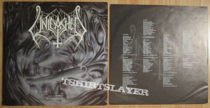 Unleashed - Where No Life Dwells LP - 1991