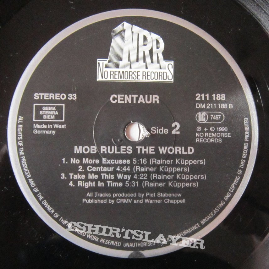 CENTAUR - Mob rules the world LP