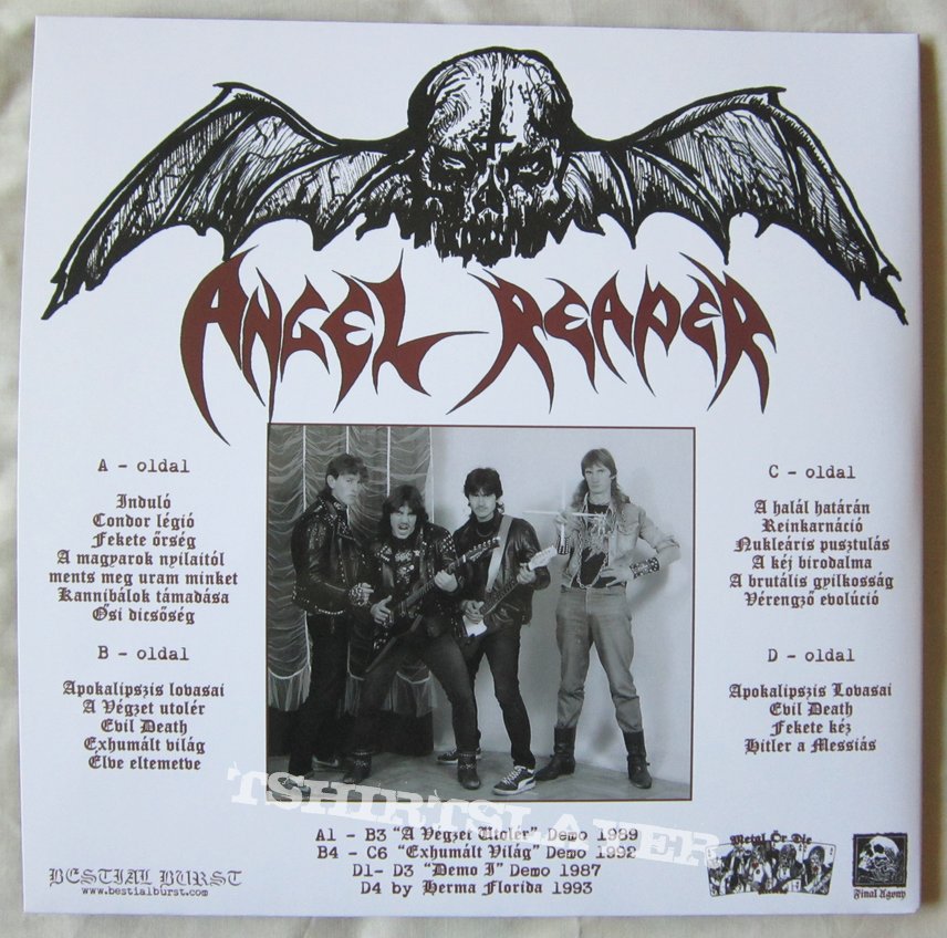 Angel Reaper - Angel Ripping Metal 2LP Hungarian Black/Thrash Metal