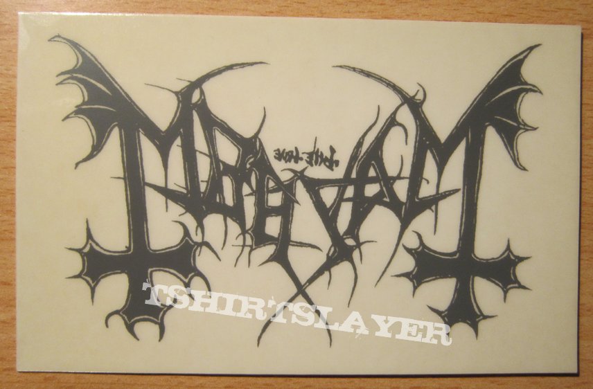 MAYHEM Grand declaration of war - digipack CD with sticker