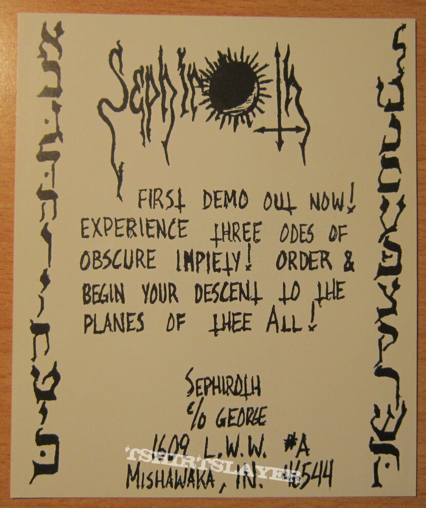 Eternal Solstice Old death/grind/black/thrash flyers from 90&#039;s