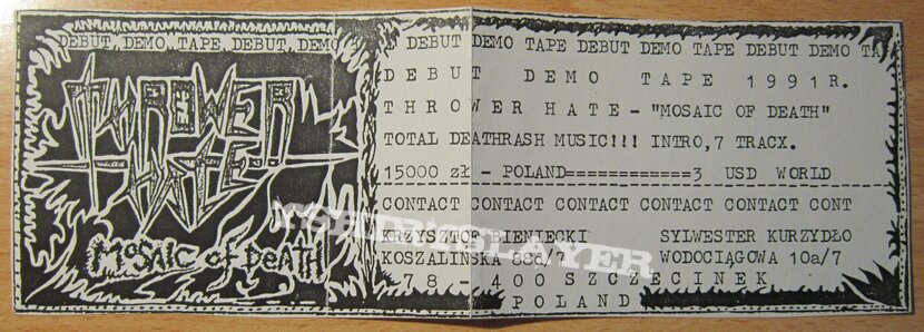 Eternal Solstice Old death/grind/black/thrash flyers from 90&#039;s