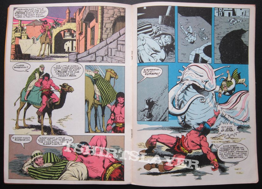 CONAN The barbarian Comics with 7 inch record 1976