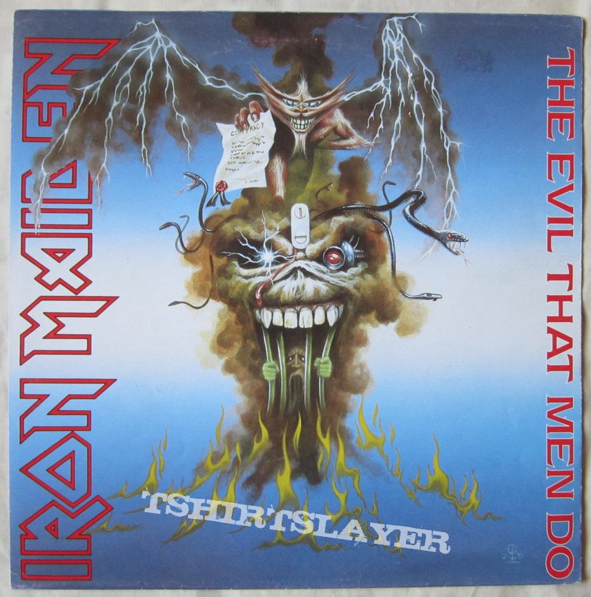 Iron Maiden Can I play with madness 12 inch poster sleeve