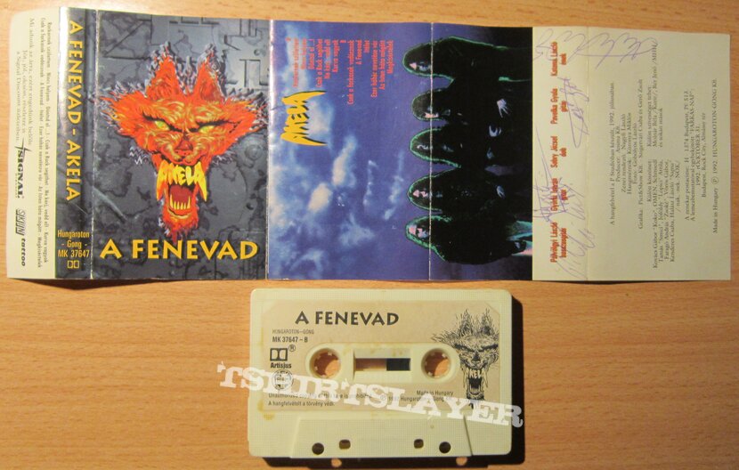 AKELA - A fenevad cassette - signed in 1992