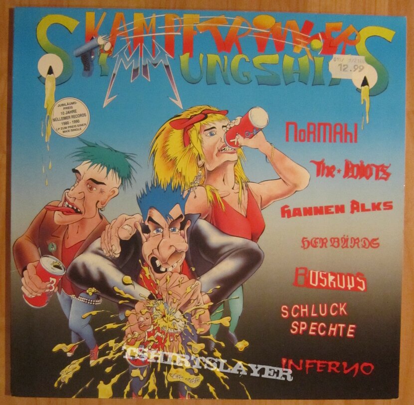 Normahl Kampftrinker Stimmungshits VA LP German Punk LP 1990