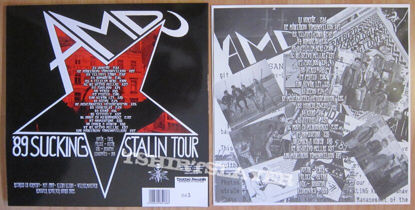 AMD - Sucking Stalin Tour - Live In Germany LP 1989/2022