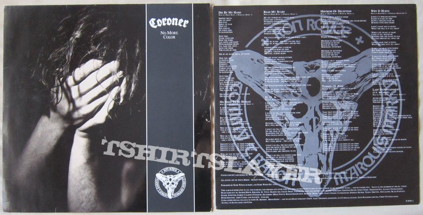 CORONER - No more color LP 1989