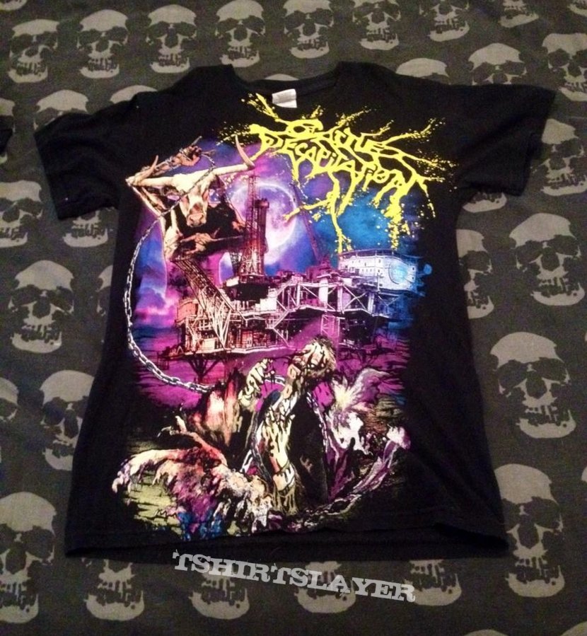 Cattle Decapitation Shirt Oil Spill