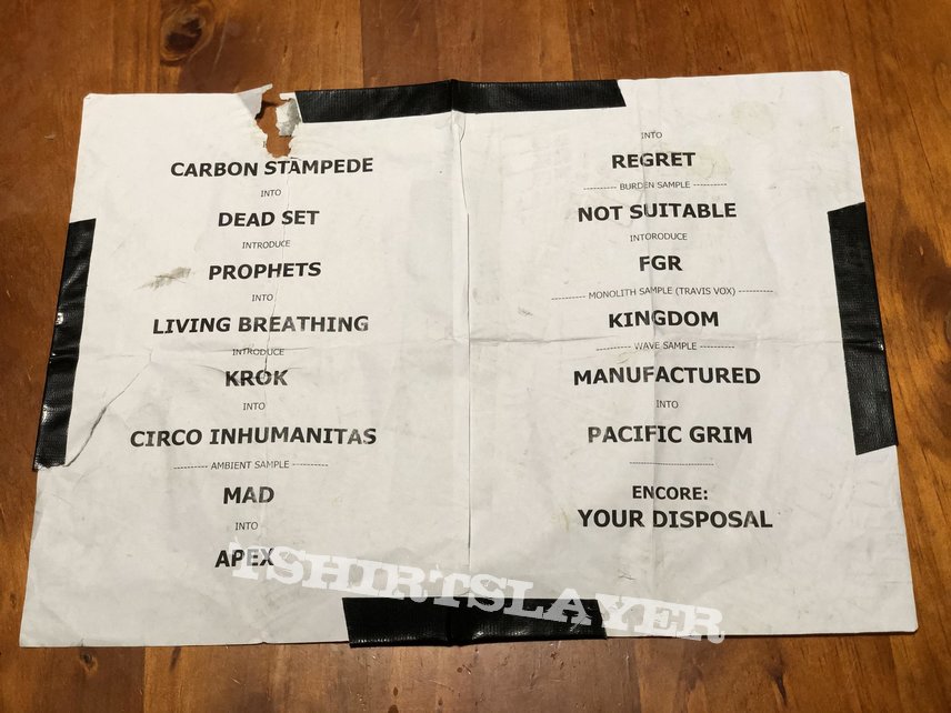 Cattle Decapitation Australian Tour Set List 2018