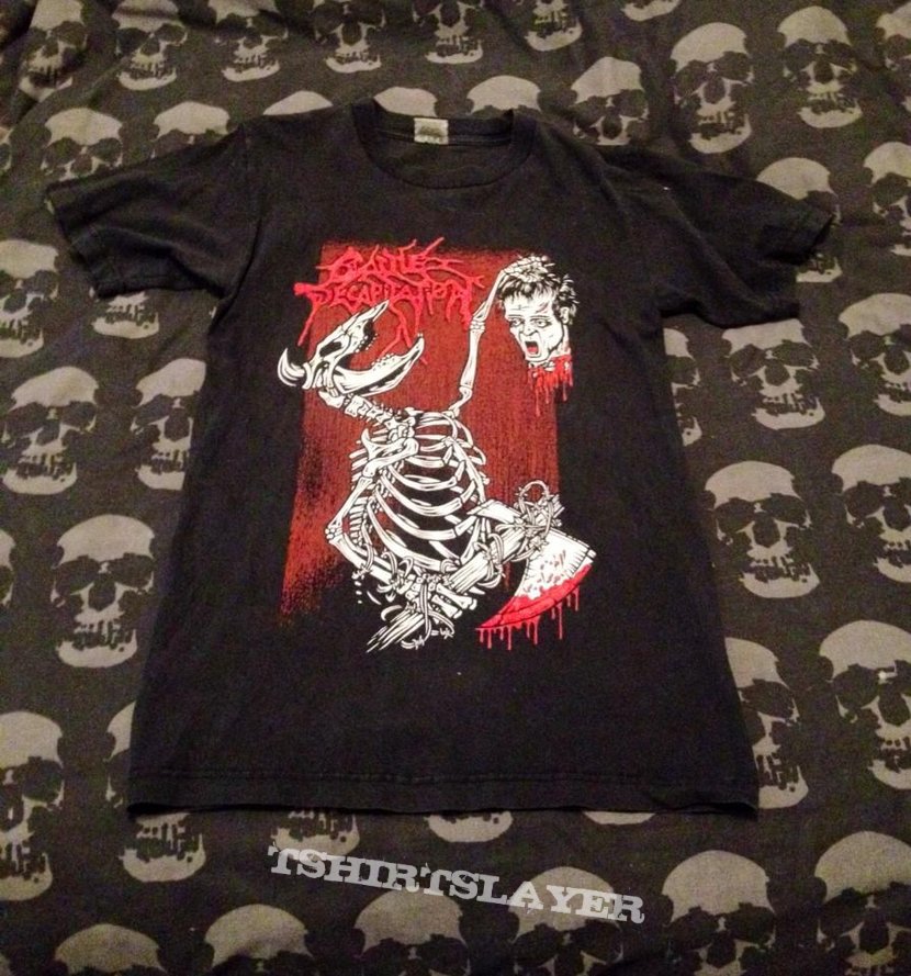 Cattle Decapitation Shirt Cow Skeleton 