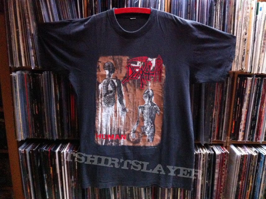 DEATH - THE IN HUMAN TOUR OF THE WORLD 1991 orig. vintage Tour Shirt